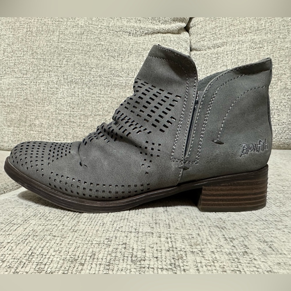 Grey Blowfish Booties